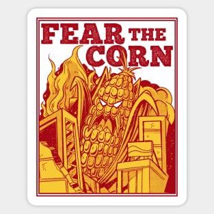 Fear the Corn // Funny Corn Monster Sticker